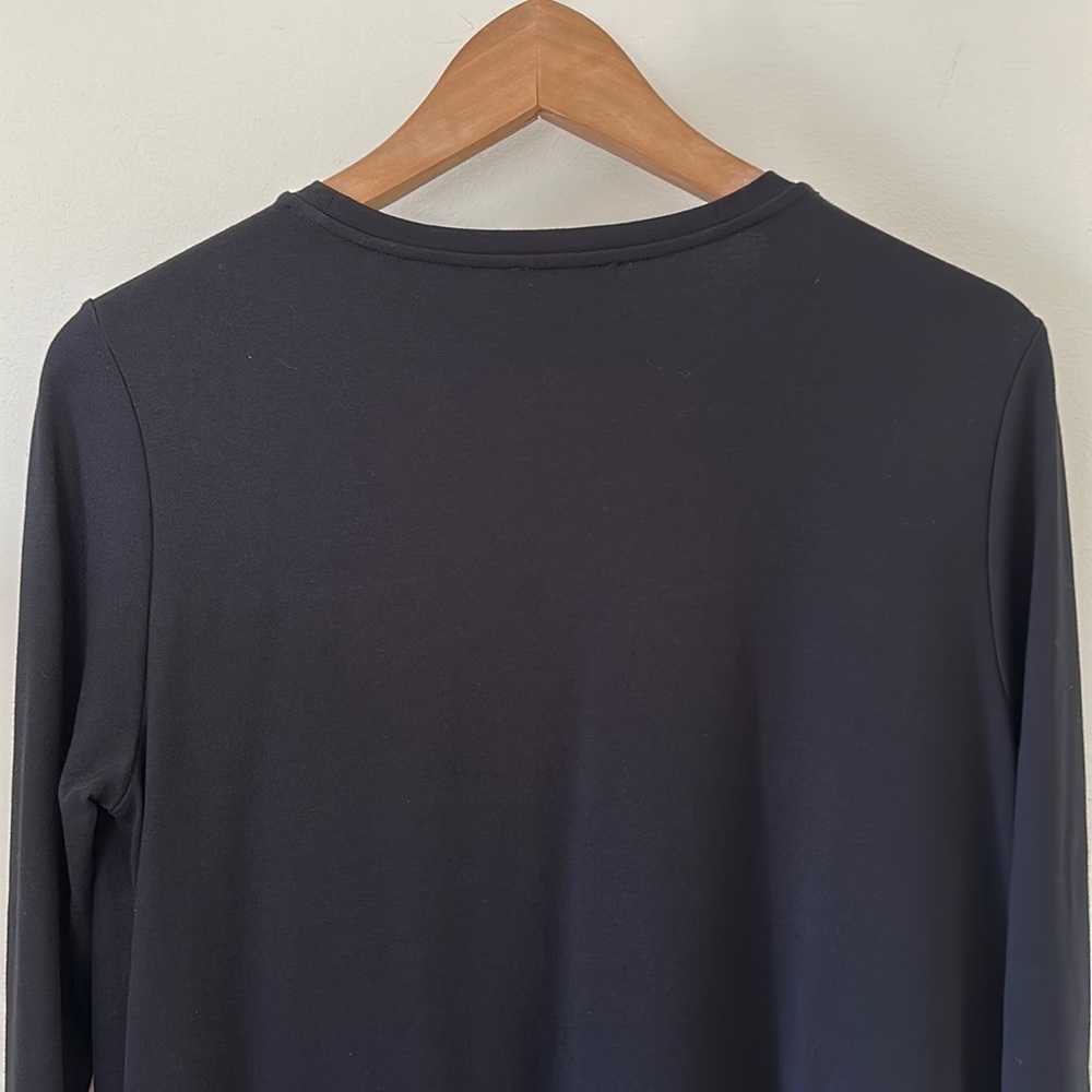 COS Black Layered Long Sleeve Dress (size M) - Picture 8 of 10